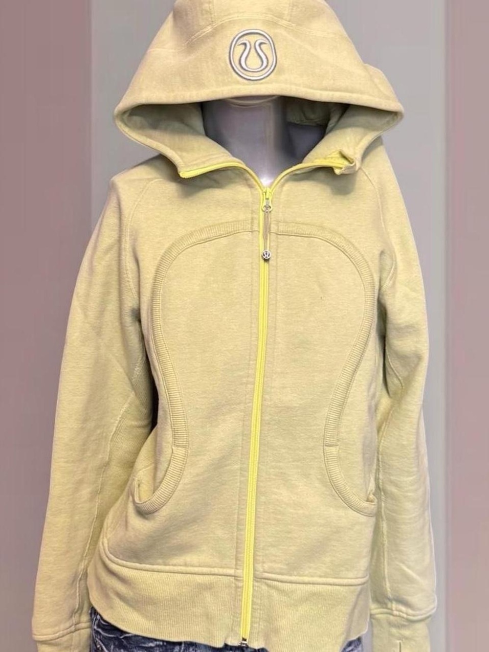 Lululemon Y2K Lime-Lemon Green Scuba Hoodie